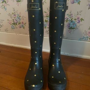 Joules Knee-high Printed Rainboots